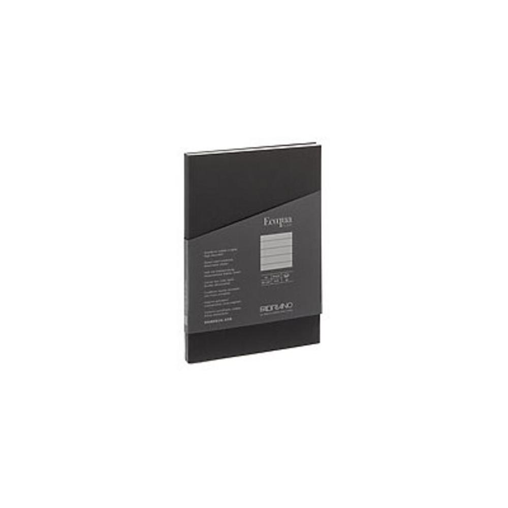 Fabriano, Ecoqua+, Glue Bound, Dot, A5, Book, 5.8"x8.3", Black